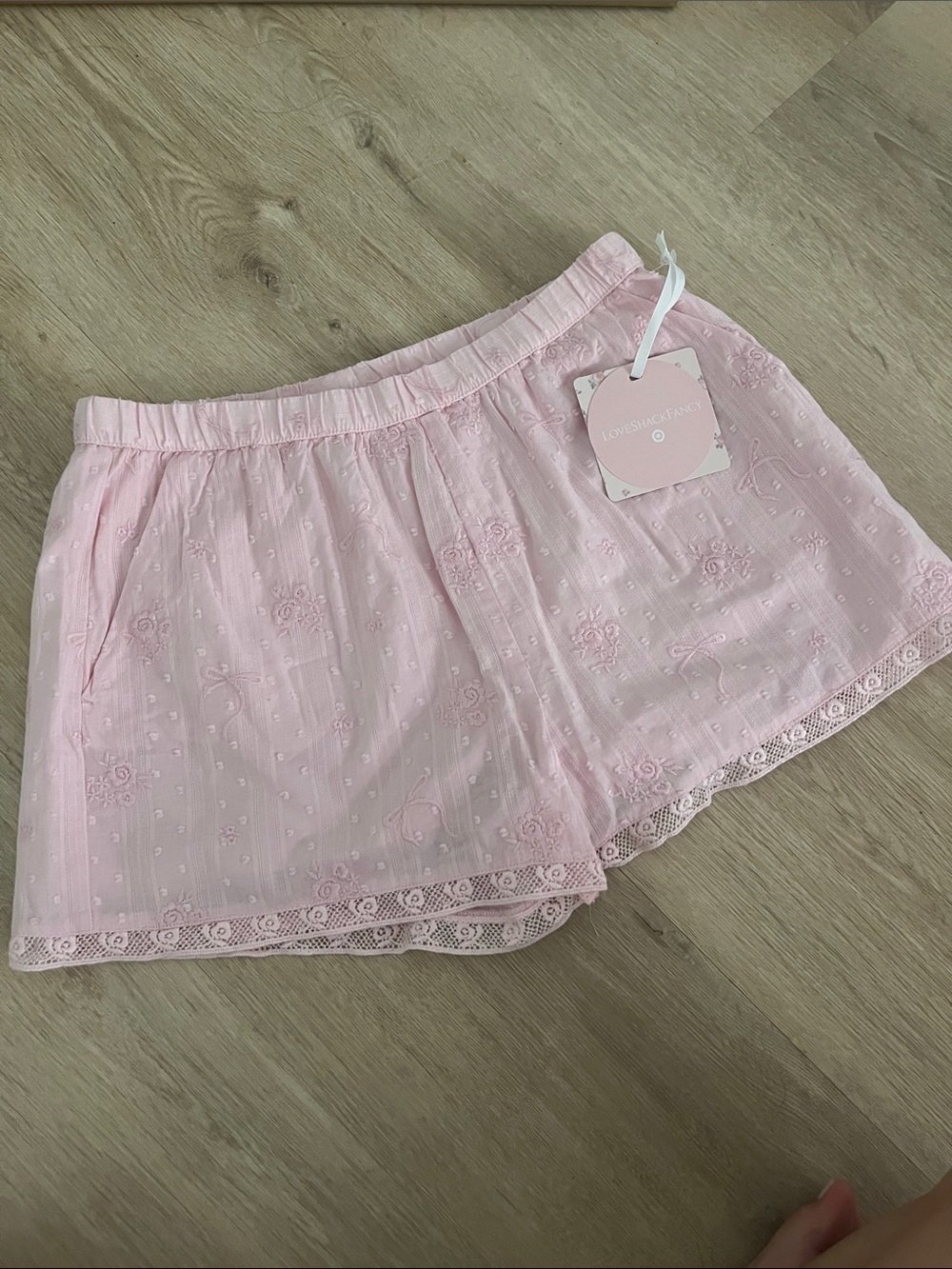 LoveShackFancy Pink Shorts - Size 16